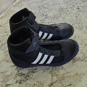 Adidas Kids Black Wrestling Shoes